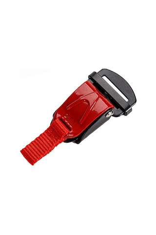 Neevoyu Motorcycle Kaskı Hızlı Serbest Bırakma Metal Kilit Takımı - Kırmızı, Profesyonel 6 Bölümlü Entegreli, Kolay Kurulum, Tüm Kask Türlerine Uyumlu