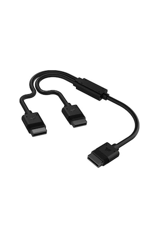Corsaır Cl-9011124-WW Düz Konektörlü 1 x 600 MM İcue Lınk Y Kablosu Siyah