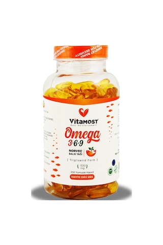 Omega-3-6-9 Balık Yağı 200 Yumuşak Jel