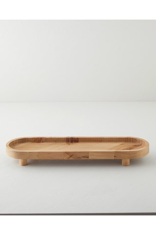 English Home Lema Dekoratif Tepsi 42,8x14,8x5,5 Cm Kahverengi