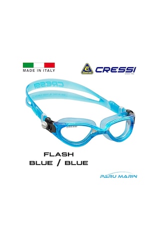 Parumarin Cressi Flash Blue / Blue Yüzücü Gözlüğü