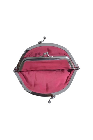 Başarı Deri Basarideri Hakiki Deri Nostaljik Metal Ağızlı Kartlık Bölmeli Cüzdan 428 Pembe Pembe
