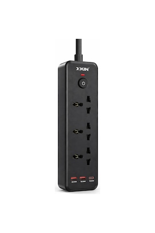 Bychie Xkin 2500w Akım Korumalı Priz 6 Lı Usb-c Pd 30w 0.1 M