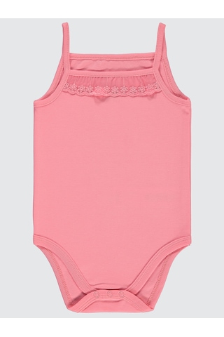 Civil Baby Kız Bebek Çıtçıtlı Badi 2-3 Yaş Yavruağzı