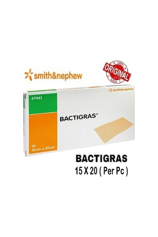 Bactigras Parafinli Antiseptik Tül Sargı Yara Bakım Örtüsü 15cm X 20cm 20 Adet 2027 Ref 7461