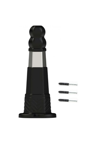 5 Adet Siyah Otopark Düzenleyeci Altıgen Delinatör Siyah Renk 14060 Zeplin