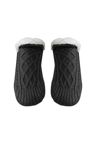 Jeehugo Siyah Ev İçi Anti Kayma Çoraplar - Kalın Yüngül Dış Pabuç İçin 40-42 Numara Erkek Kadın DiğER