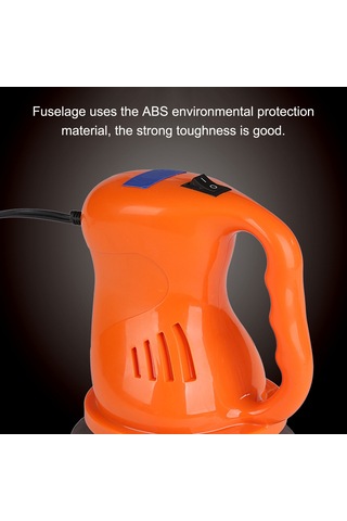 Springsun 12v Elektrikli Araba Cila Ve Parlatma Makinesi, Abs Ve Metal, 40w, 2.6m Kablolu, Tüm Otomobiller İçin Bakım Aleti Turuncu