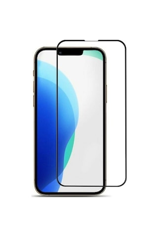 Apple Uyumlu iPhone 13 Pro Max (6.7) Tam Kaplayan 5D Ekran Koruyucu Cam (515981007)