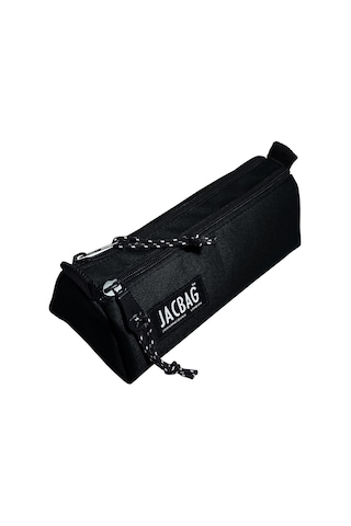 Jacbag Dual Prime İki Bölmeli Üçgen Siyah Kalem Çantası Çok RENKLİ