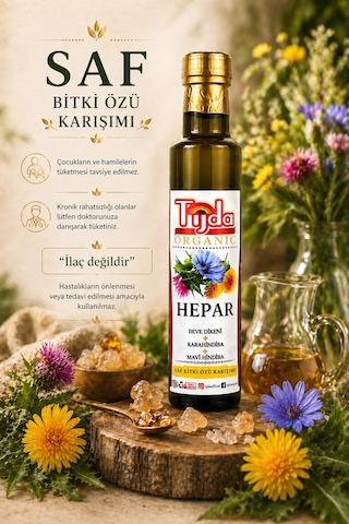 Hepar Deve Dikeni Karahindiba Mavi Hindiba Özü 250 ML