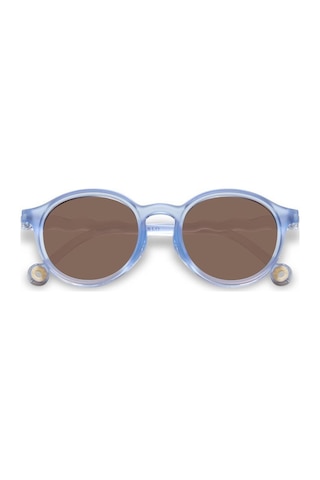 Olivio&co Classic Oval Junior Güneş Gözlüğü - Blueberry Açık Gri