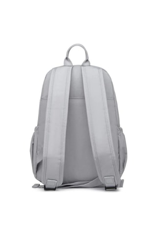 Orta Boy Kadın Sırt Çantası Krinkıl Kumaş -2022-1187 Açık Gri