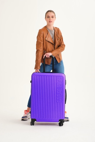 Coral High Abs Mor Büyük Boy Valiz 16453 Mor
