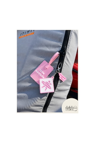 Paddle Board Charm Anahtarlık -summer Vibes Figürlü Çanta Aksesuarı-kutu İçecek Açacaklı Anahtarlık-3d Dekoratif Baskı-pembe Pembe