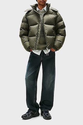 Tommy Jeans Erkek Mont Dm0dm22036 Mrh Koyu Yeşil Koyu Yeşil