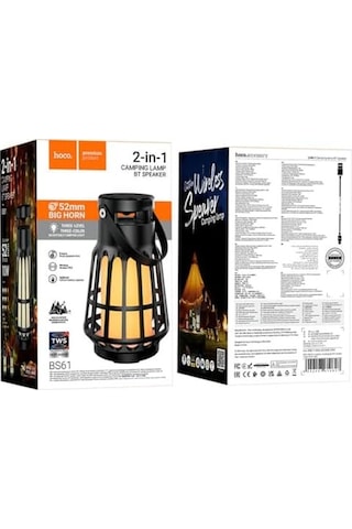Fun Kamp Işıklı Bluetooth Kablosuz Taşınabilir 10w Hoparlör, Bt V5.3
