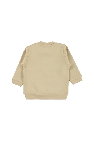 Civil Baby To The Moon Baskılı 6-18 Ay Sweatshirt - Kahverengi Sütlü Kahve