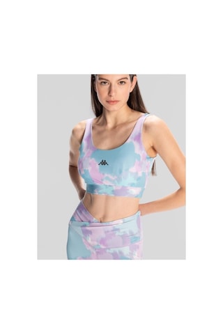 Kappa Trix Bra Kadın Mavi Regular Fit Sporcu Sütyeni Siyah