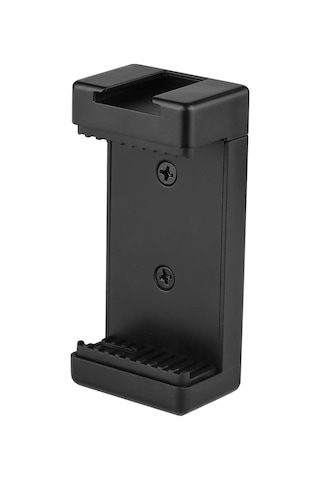 Suofeng Telefon Tutucu, İki 1/4" Vida Ve Soğuk Ayaklı Montaj, İphone Samsung Huawei Uyumlu, Tripod Monopod Uygun Siyah