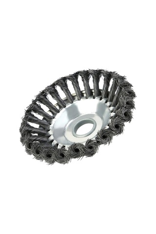 Besthome1 6 İnç Çim Biçme Makinesi Düzeltici Parçaları, Genel Aşınmaya Dayanıklı Çok İşlevli Çelik Tel Pas Temizleme Ayıklama P