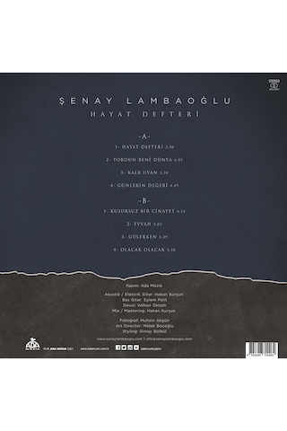 Şenay Lambaoğlu - Hayat Defteri Plak