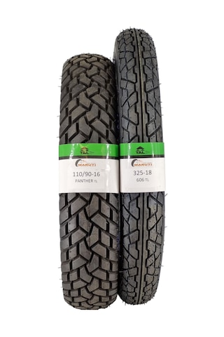 Seyhan Motosiklet Lastik Takımı 110/90-16 Ve 325-18 Tl Tubeless - Dubleks