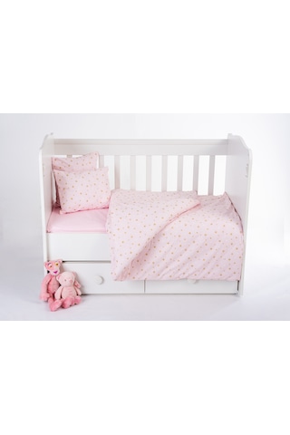 Patalena Home Pamuk 7 Parça Bebek Nevresim Takımı 100x150 Cm