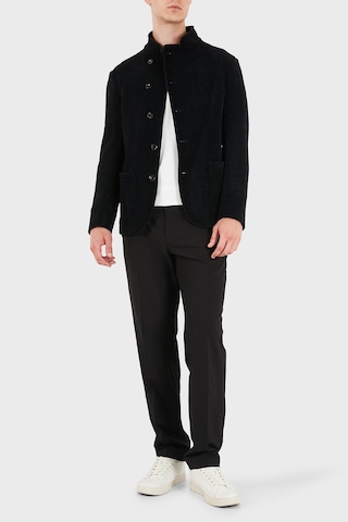 Emporio Armani Hakim Yaka Fermuarlı Astarlı Ceket Erkek Ceket Em005607 Te23228 Uc001 Siyah