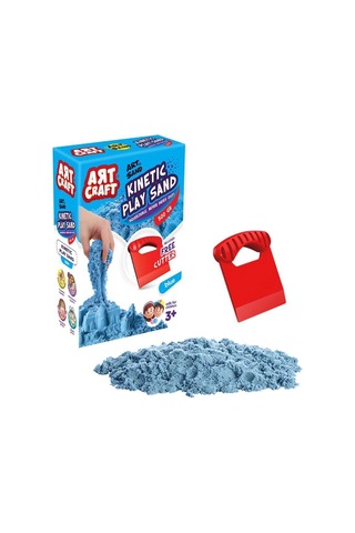03686 Aksesuarlı Mavi Kinetik Oyun Kumu 500 Gr