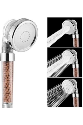 Mcg %50 Su Tasarruflu Ve Arıtmalı Doğal Taşlı Banyo El Duş Başlığı Renkli