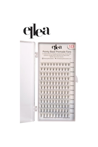 Ellea 5d Volüme İpek Kirpik 0.10 Kalınlık D Kıvrım 8-15  MM Boy Aralığı Mix Kutu