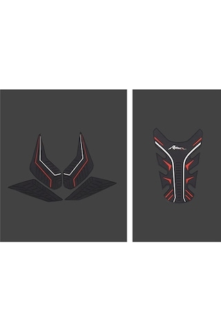 Novahub Afncx Motosiklet Yakıt Yağı Deposu Pedi Kaymaz Çıkartmalar Yan Honda Cb500f Cbr500r Cb400r 2019-2021 İçin Yedek,