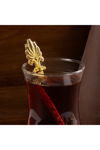 Porsima 4322 6lı Gold Metal Çay Kaşığı