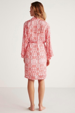 Penye Mood Desenli Sabahlık Takım Çok Renkli