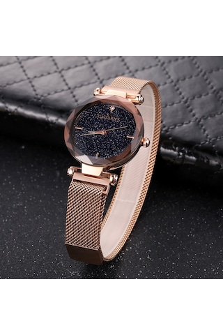 Sones Bs Bee Sister Paslanmaz Çelik Bayan Bileklik Saat Elmas Kol Saati Altın Gümüş