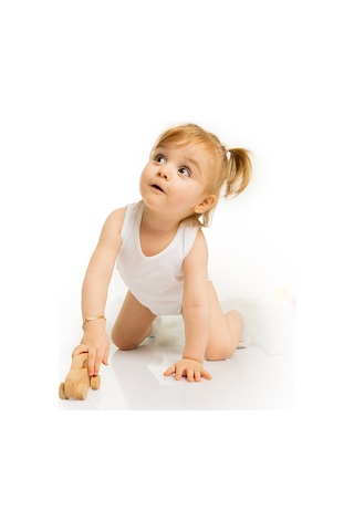 Hellobaby Beyaz Atlet Body Beyaz