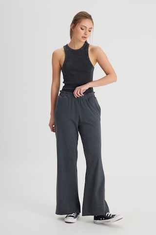 Wrangler Loose Fit Rahat Kesim Yüksek Bel Geniş Paça %100 Pamuk Antrasit Sweatpant Eşofman W241602003 Antrasit