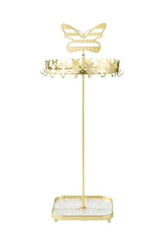 Homyl Takı Organizatör Ekran Metal Tutucu Kolye Küpe Bileklik Altın