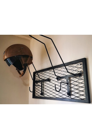Motorcu Kask Askısı, Metal Kask Askısı Se-x2 Iron X2v9