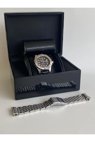 Breitling Superocean 44mm Deri Kordon Erkek Kol Saati A17390 2. E