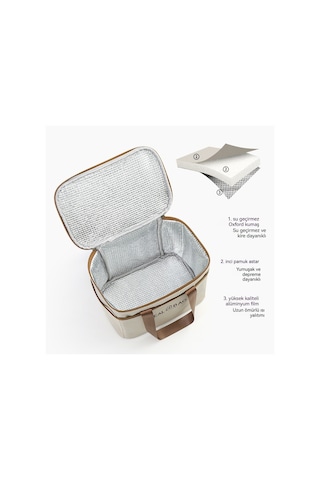 Lıcorıce Açık Piknik Alüminyum Folyo Isı Yalıtım Su Geçirmez Yemek Çantası Benton Çantası Büyük Boy Haki