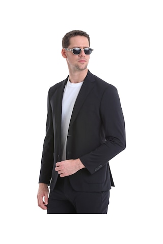 Hatemoğlu Performans Suit Siyah Slim Fit Takım Elbise
