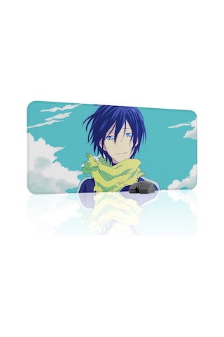 Noragami Kaymaz Dikişli Kauçuk Oyuncu Mousepad V4 - 90x40 Xxl Gaming Mouse Pad Fare Altlığı