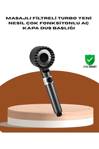 Masaj Fonksiyonlu Filtreli Duş Başlığı Dayanıklı Yapı Diğer