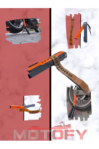Baddok İttir Motosiklet Zincir Bakım Ve Temizlik Sehpası - Lifti - 130mm Üstü Lastik Modelleri İçin