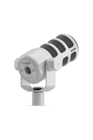 Røde Podmic, Profesyonel Dinamik Podcast Mikrofon, Beyaz