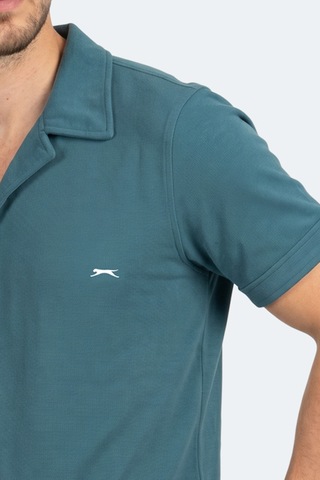 Slazenger Katelın Erkek Petrol Gömlek
