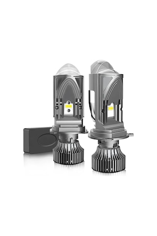 Led Far Ampulü Beyaz H4 50w 12v 22000lm Csp Chip Lens Canbus / Laam979