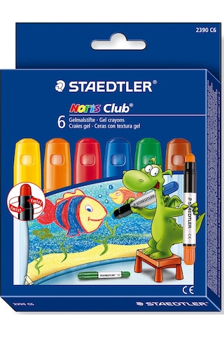 Staedtler Jel Pastel Boya Noris Club Klasik 6 Renk